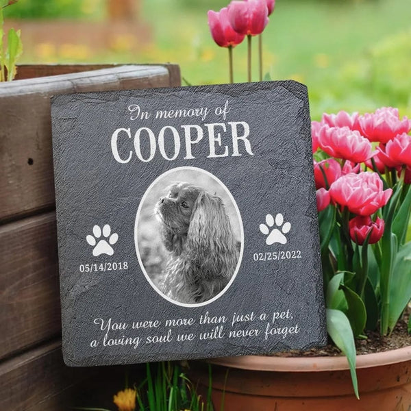 Planet Gates Custom Pet Grave Stones Personalized Pet Memorial Stones Cat and Dog Souvenir Pet Loss Tombstone Add Photo And Text Dropshipping