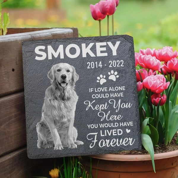 Planet Gates Custom Pet Grave Stones Personalized Pet Memorial Stones Cat and Dog Souvenir Pet Loss Tombstone Add Photo And Text Dropshipping