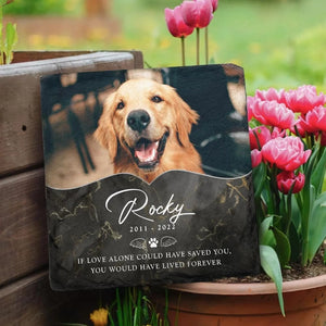 Planet Gates Custom Pet Grave Stones Personalized Pet Memorial Stones Cat and Dog Souvenir Pet Loss Tombstone Add Photo And Text Dropshipping
