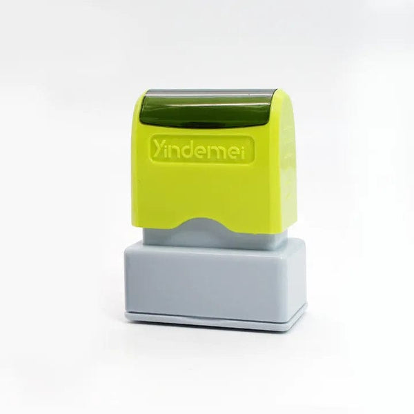 Planet Gates Custom Teacher Name Ink Stamp Signature Calligraphy Selfing-Inking Personalized Letter Stamp For School Student Child Cloths