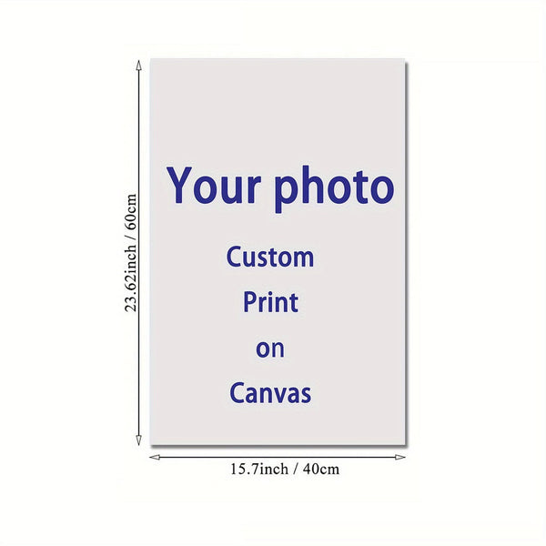 Planet Gates Customizable Unframed Poster Personalized Photo on Canvas Ideal Gift for Bedroom Living Room Corridor Wall Art Winter Decor Room Decoration