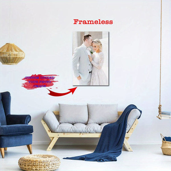 Planet Gates Customizable Unframed Poster Personalized Photo on Canvas Ideal Gift for Bedroom Living Room Corridor Wall Art Winter Decor Room Decoration