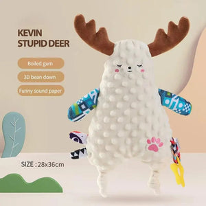 Planet Gates cut deer Baby Infant Animal Soothing Placate Towel Cartoon Plush Bear Rabbits Placate Dolls for Newbron Soft Comfortable Towel