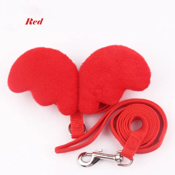 Planet Gates Cute Angel Wing Pet Rabbit Harness and Leash for Cats Rabbits Personalized Rabbit Harnesses Bunny Accessories Hamster Clothes