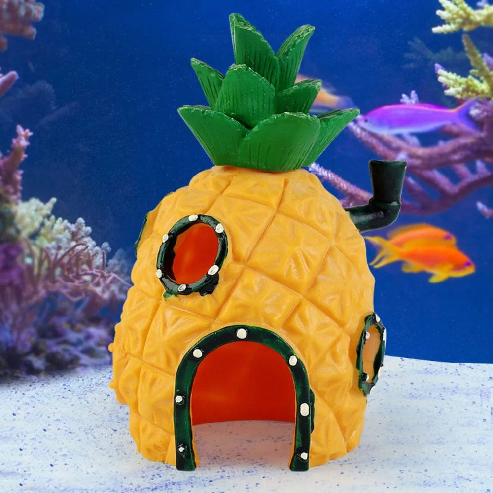 Planet Gates Cute Aquarium Resin Castle Fish Tank Decorations Castle Tower Ornaments Fish Tank Hiding Cave Aquarium Accessories Decoration