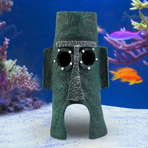 Planet Gates Cute Aquarium Resin Castle Fish Tank Decorations Castle Tower Ornaments Fish Tank Hiding Cave Aquarium Accessories Decoration
