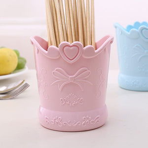 Planet Gates Cute Bow Pen Holder Candy Color Kawaii Pink Pencil Organizer Box Stand Container Office School Supplies Kitchen Jars
