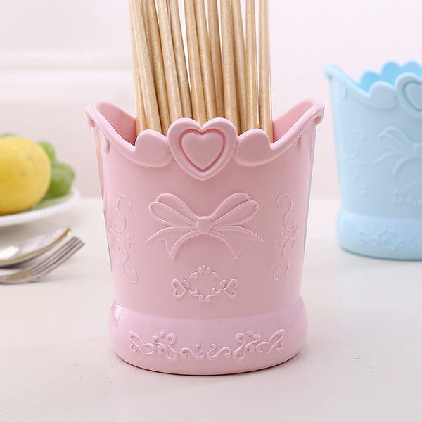 Planet Gates Cute Bow Pen Holder Candy Color Kawaii Pink Pencil Organizer Box Stand Container Office School Supplies Kitchen Jars