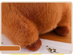 Planet Gates Cute Capybara Plush Toy Stuffed Animals Capybara with Turtle Backpack Soft Doll Kids Toys Birthday Christmas Gift