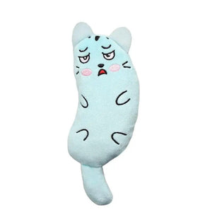 Planet Gates Cute Cat Toys Funny Interactive Plush Cat Toy Mini Teeth Grinding Catnip Toys Kitten Chewing Squeaky Toy Pets Accessories