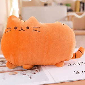 Planet Gates Cute Cookie Cat Pillow Soft Plush Office Nap Pillow Cushion Toy Stuffed Pause Bed Sleep Pillow Home Decor Gift Doll Kids