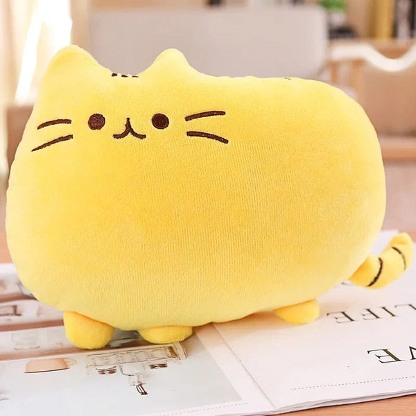 Planet Gates Cute Cookie Cat Pillow Soft Plush Office Nap Pillow Cushion Toy Stuffed Pause Bed Sleep Pillow Home Decor Gift Doll Kids