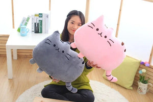 Planet Gates Cute Cookie Cat Pillow Soft Plush Office Nap Pillow Cushion Toy Stuffed Pause Bed Sleep Pillow Home Decor Gift Doll Kids