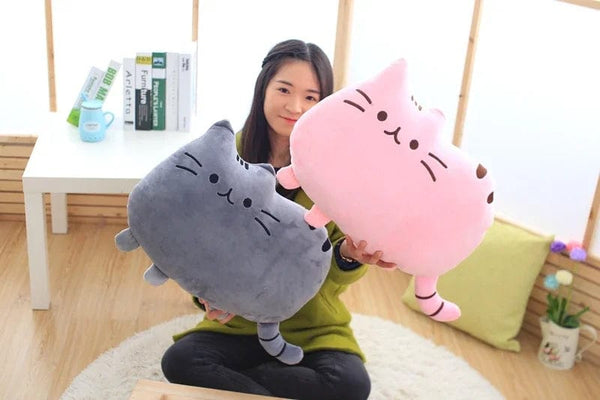 Planet Gates Cute Cookie Cat Pillow Soft Plush Office Nap Pillow Cushion Toy Stuffed Pause Bed Sleep Pillow Home Decor Gift Doll Kids