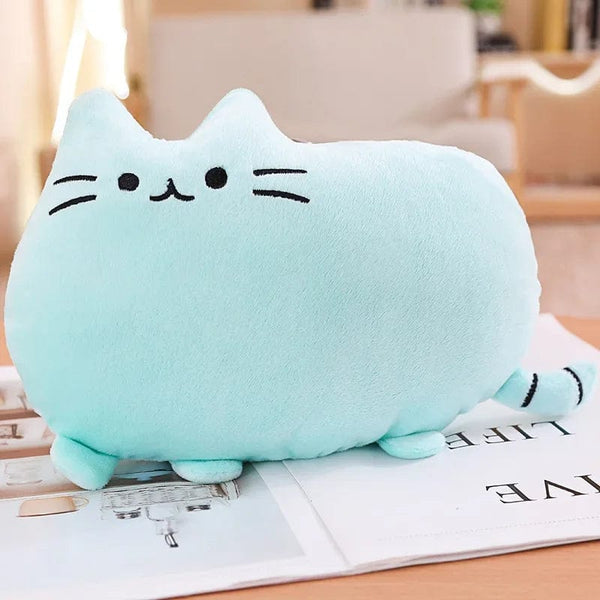 Planet Gates Cute Cookie Cat Pillow Soft Plush Office Nap Pillow Cushion Toy Stuffed Pause Bed Sleep Pillow Home Decor Gift Doll Kids