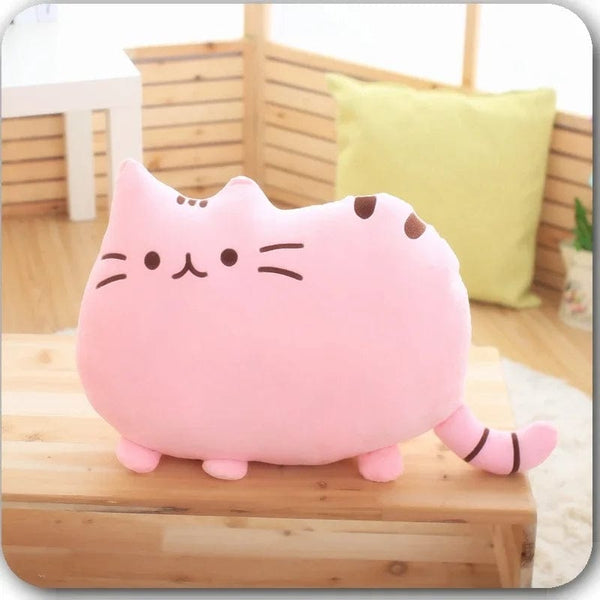Planet Gates Cute Cookie Cat Pillow Soft Plush Office Nap Pillow Cushion Toy Stuffed Pause Bed Sleep Pillow Home Decor Gift Doll Kids