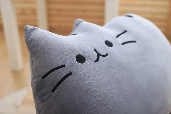 Planet Gates Cute Cookie Cat Pillow Soft Plush Office Nap Pillow Cushion Toy Stuffed Pause Bed Sleep Pillow Home Decor Gift Doll Kids