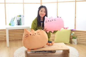 Planet Gates Cute Cookie Cat Pillow Soft Plush Office Nap Pillow Cushion Toy Stuffed Pause Bed Sleep Pillow Home Decor Gift Doll Kids