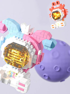 Planet Gates Cute Demon Twelve Constellations Astronaut Building Blocks Pisces Capricornus Model Sagittarius Mini Brick Libra Toys For Gift
