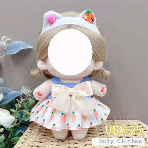 Planet Gates Cute Dres Jk Uniform Clothes for 20cm Cotton Plush Lolita Dress Up Clothing Skirt Fashion Casual Suit Socks Girl Toy Accessories