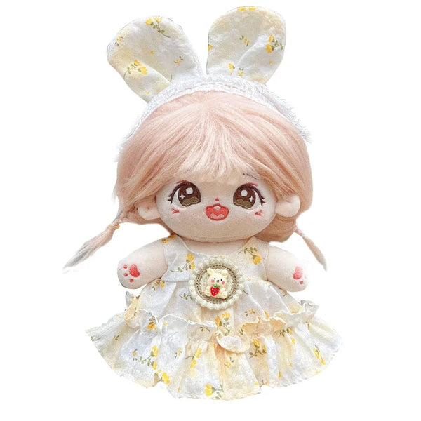 Planet Gates Cute Dres Jk Uniform Clothes for 20cm Cotton Plush Lolita Dress Up Clothing Skirt Fashion Casual Suit Socks Girl Toy Accessories