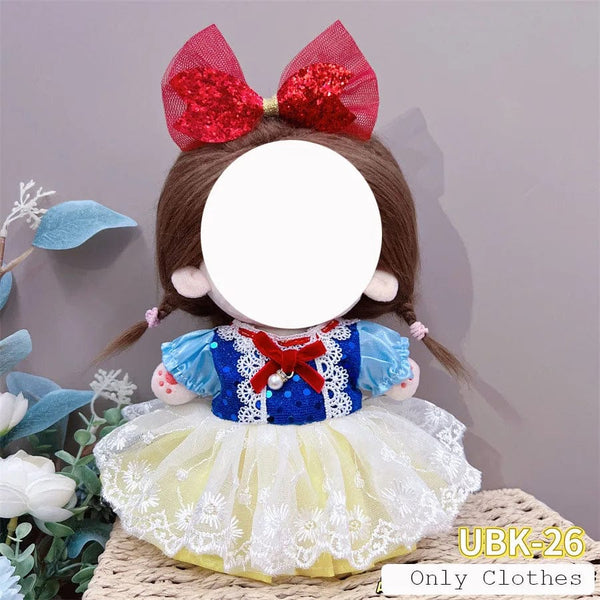 Planet Gates Cute Dres Jk Uniform Clothes for 20cm Cotton Plush Lolita Dress Up Clothing Skirt Fashion Casual Suit Socks Girl Toy Accessories