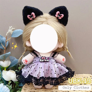 Planet Gates Cute Dres Jk Uniform Clothes for 20cm Cotton Plush Lolita Dress Up Clothing Skirt Fashion Casual Suit Socks Girl Toy Accessories