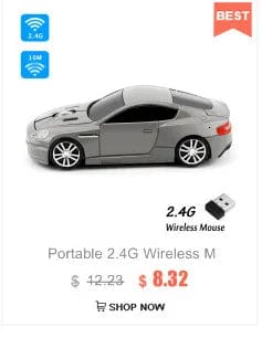 Planet Gates Cute Ergonomic Wireless Mouse Car 3D 1600DPI Mini Gamer Mice USB Optical Computer Gaming Mause For PC Laptop Kid Child Gift