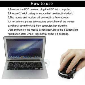 Planet Gates Cute Ergonomic Wireless Mouse Car 3D 1600DPI Mini Gamer Mice USB Optical Computer Gaming Mause For PC Laptop Kid Child Gift