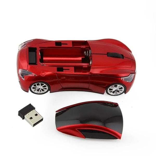 Planet Gates Cute Ergonomic Wireless Mouse Car 3D 1600DPI Mini Gamer Mice USB Optical Computer Gaming Mause For PC Laptop Kid Child Gift