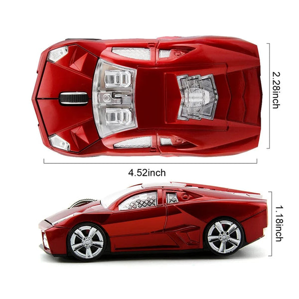 Planet Gates Cute Ergonomic Wireless Mouse Car 3D 1600DPI Mini Gamer Mice USB Optical Computer Gaming Mause For PC Laptop Kid Child Gift