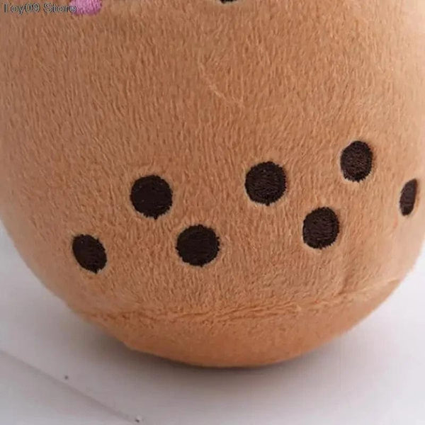 Planet Gates Cute Fruit Milk Bubble Tea Plush Pillow Kawaii Soft Stuffed Plushies Toy with Suction Tube Keychain Backpack Pendant Toys Gifts