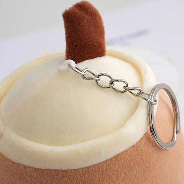 Planet Gates Cute Fruit Milk Bubble Tea Plush Pillow Kawaii Soft Stuffed Plushies Toy with Suction Tube Keychain Backpack Pendant Toys Gifts