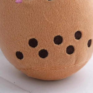 Planet Gates Cute Fruit Milk Bubble Tea Plush Pillow Kawaii Soft Stuffed Plushies Toy with Suction Tube Keychain Backpack Pendant Toys Gifts