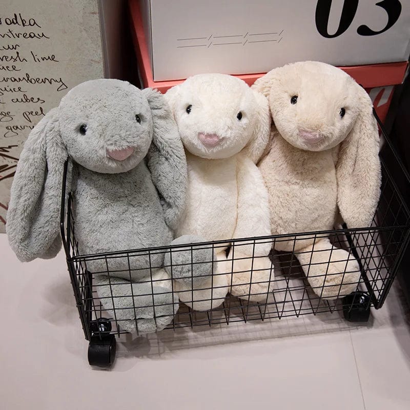 Planet Gates Cute Lop Rabbit Plush Toy Soft Stuffed Long Ears Bunny Doll Funny Baby's Sleeping Companion Delicate Home Decoration Kids Gifts