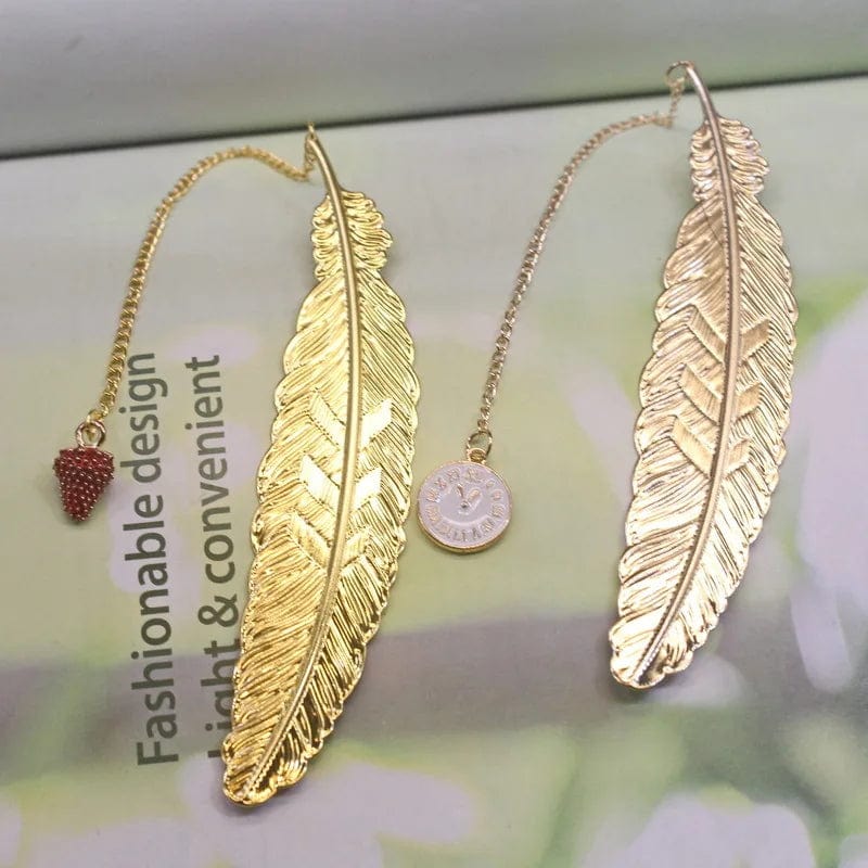 Planet Gates Cute Metal Feather Bookmark  Kawaill Novelty Book Reading Item Creative Gift for Kids Children Stationery Teacher Supplies