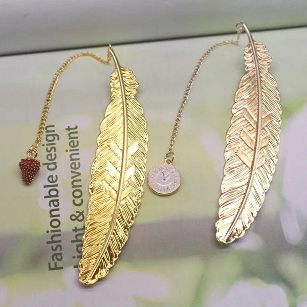 Planet Gates Cute Metal Feather Bookmark  Kawaill Novelty Book Reading Item Creative Gift for Kids Children Stationery Teacher Supplies