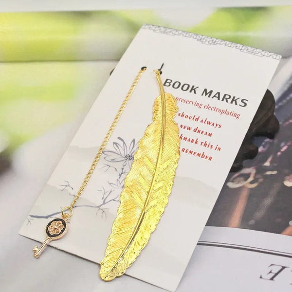 Planet Gates Cute Metal Feather Bookmark  Kawaill Novelty Book Reading Item Creative Gift for Kids Children Stationery Teacher Supplies