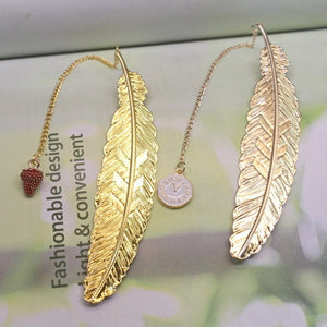 Planet Gates Cute Metal Feather Bookmark  Kawaill Novelty Book Reading Item Creative Gift for Kids Children Stationery Teacher Supplies
