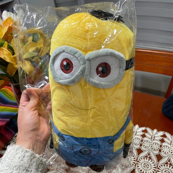 Planet Gates Cute Minions Movie Characters Yellow Plush Toys Bob Stuart In Jeans Soft Dolls Toys & Hobbies Christmas Birthday Gift 1pcs