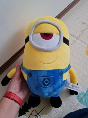 Planet Gates Cute Minions Movie Characters Yellow Plush Toys Bob Stuart In Jeans Soft Dolls Toys & Hobbies Christmas Birthday Gift 1pcs