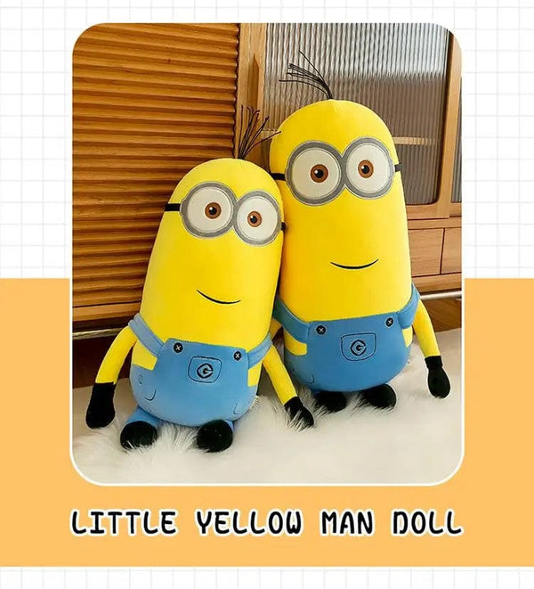 Planet Gates Cute Minions Movie Characters Yellow Plush Toys Bob Stuart In Jeans Soft Dolls Toys & Hobbies Christmas Birthday Gift 1pcs