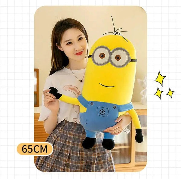 Planet Gates Cute Minions Movie Characters Yellow Plush Toys Bob Stuart In Jeans Soft Dolls Toys & Hobbies Christmas Birthday Gift 1pcs