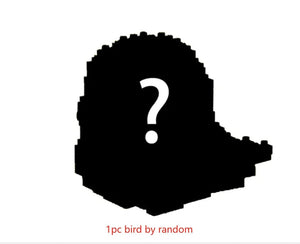 Planet Gates Cute Parrot Birds Micro Building Blocks Cockatiel Budgerigar DIY Assembled Pigeon Macaw 3D Model Mini Brick Figure Toys For Kids