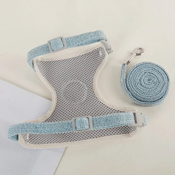 Planet Gates Cute Rabbit Harness Leash Set Bunny Pet Accessories Small Pet Carrier Teddy Bear Cat Leash Rabbit Collar  Rabbit Accessories