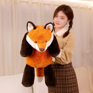 Planet Gates Cute Raccoon Crocodile Sloth Fox Animals Soft Plush Toys Sleeping Pillow Cartoon Stuffed Cushion
