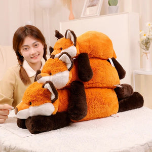 Planet Gates Cute Raccoon Crocodile Sloth Fox Animals Soft Plush Toys Sleeping Pillow Cartoon Stuffed Cushion