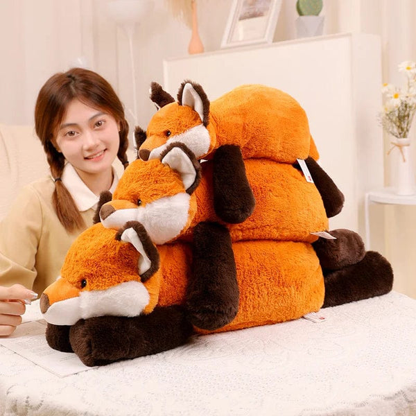 Planet Gates Cute Raccoon Crocodile Sloth Fox Animals Soft Plush Toys Sleeping Pillow Cartoon Stuffed Cushion