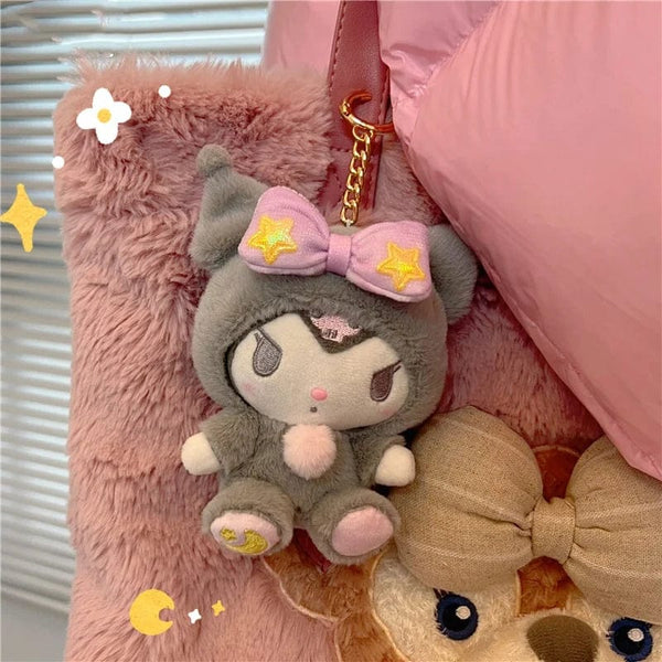 Planet Gates Cute Star Moon Kuromi Melody Hellokitty Stuffed Toy Plushier Soft Throw Pillow Plush Dolls Girlfriend Birthday Children's Gift