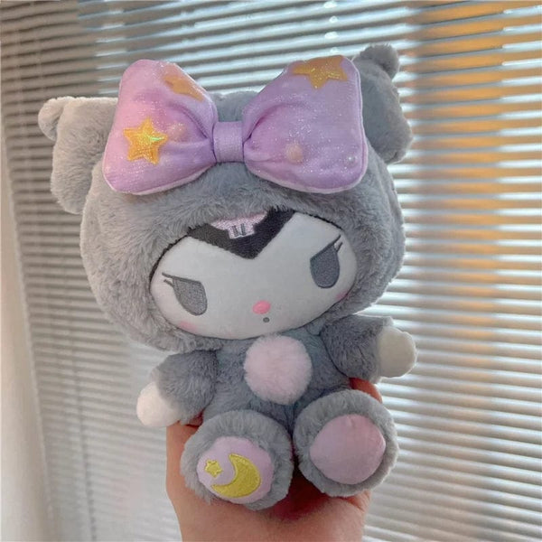 Planet Gates Cute Star Moon Kuromi Melody Hellokitty Stuffed Toy Plushier Soft Throw Pillow Plush Dolls Girlfriend Birthday Children's Gift